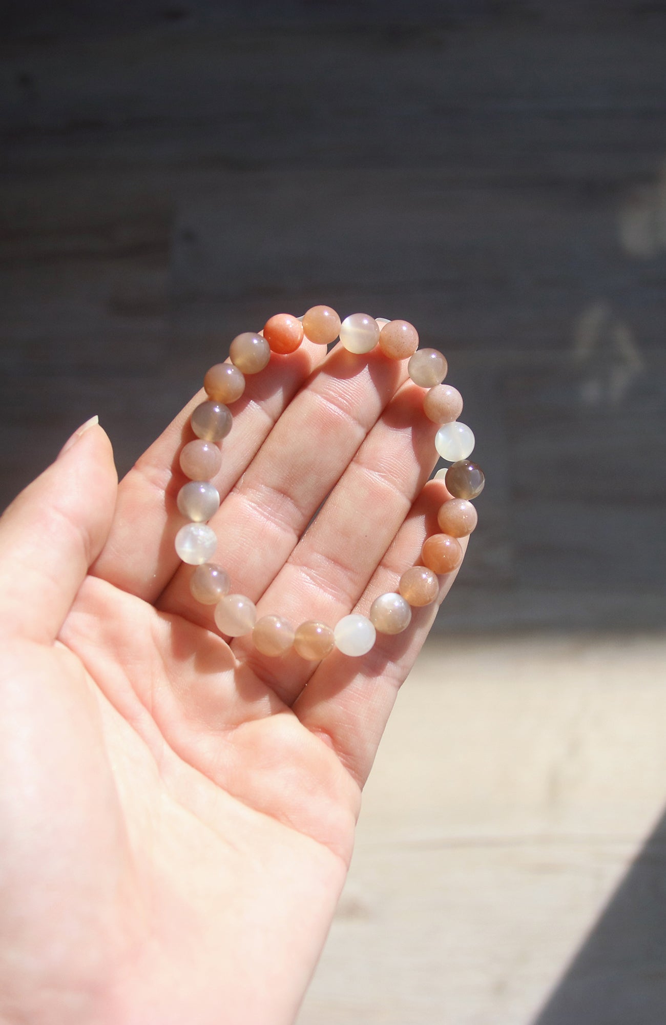 Cream Moonstone Bracelet